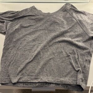 lululemon athletica Gray Crop Top